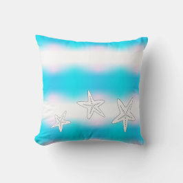 Almohada De Estilo Turquesa Azul Estrella De Mar P