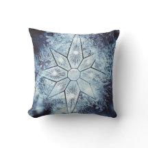 almohada de estrella de invierno
