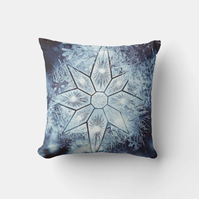 almohada de estrella de invierno (Anverso)