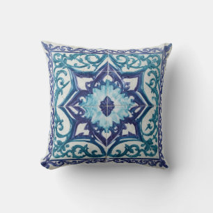 Almohada de Estrella de Roseta de Baldosa Cerámica