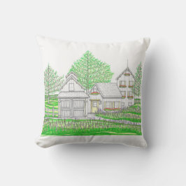 Almohada de exterior; Granja de primavera