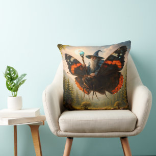 Almohada de fantasía de mariposa