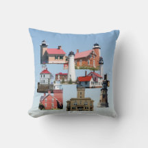 Almohada de faros del lago Superior