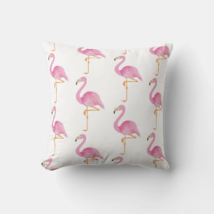 Almohada de flamencos rosados