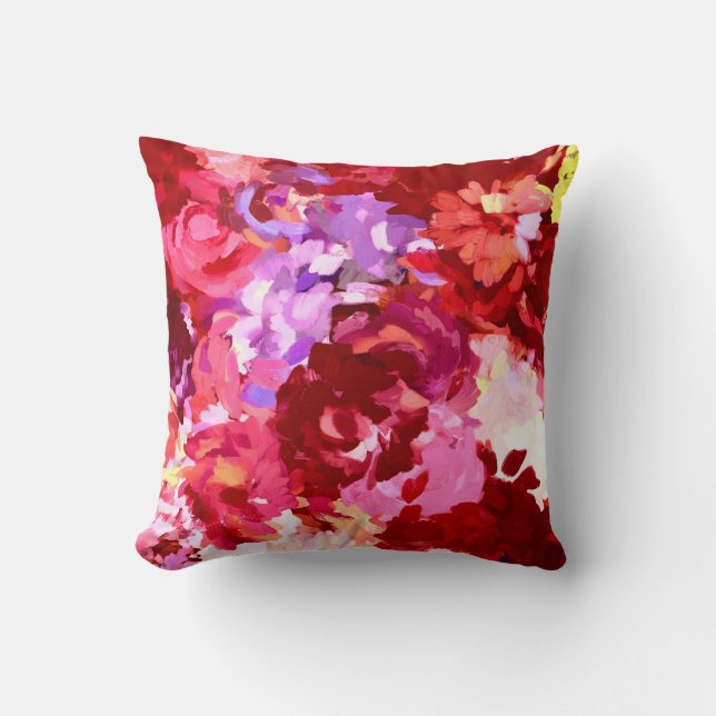 Almohada de Flor Roja (Anverso)