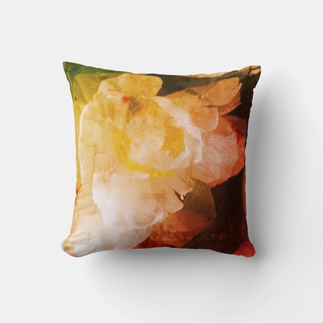 almohada de flor vintage (Anverso)