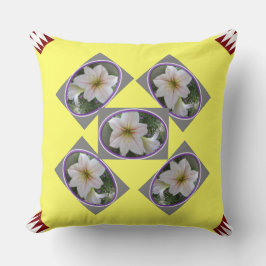 almohada de flores
