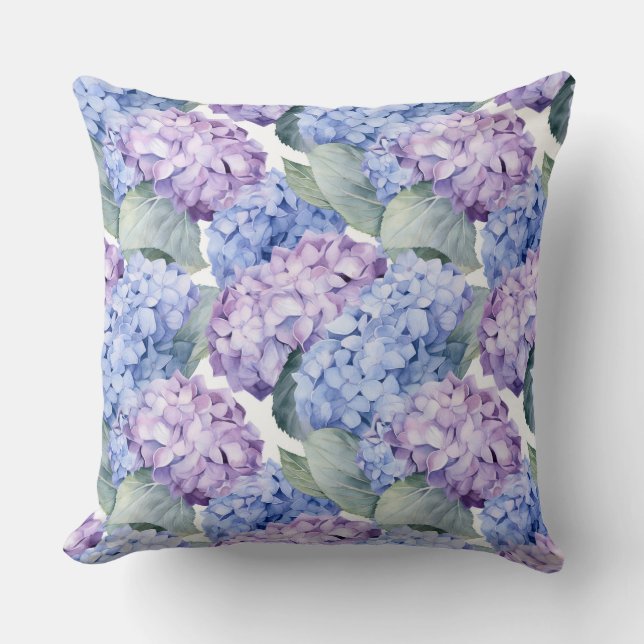 Almohada de flores de Hortensia (Anverso)