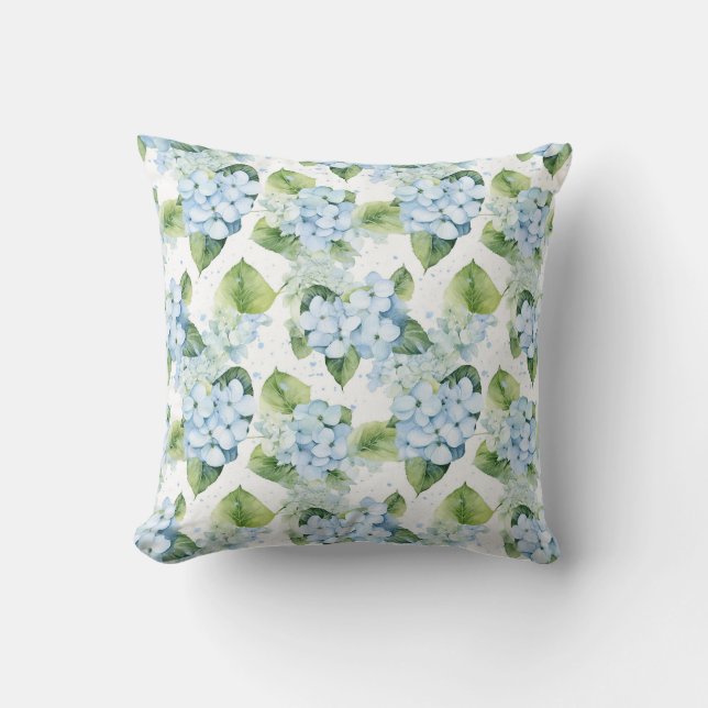 Almohada de flores de Hortensia (Anverso)