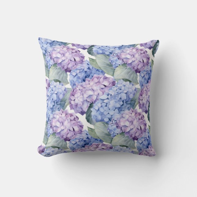 Almohada de flores de Hortensia (Anverso)