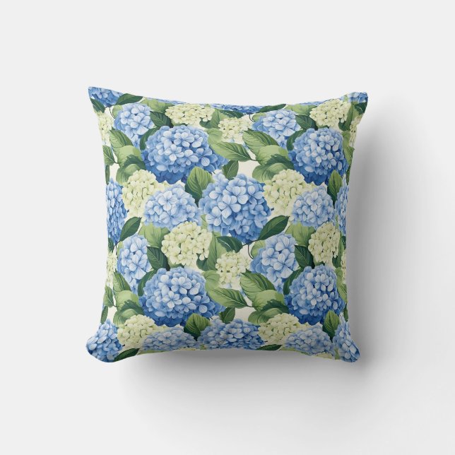 Almohada de flores de Hortensia (Anverso)