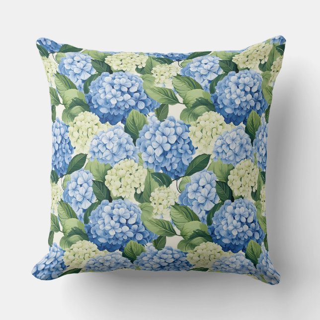 Almohada de flores de Hortensia (Anverso)