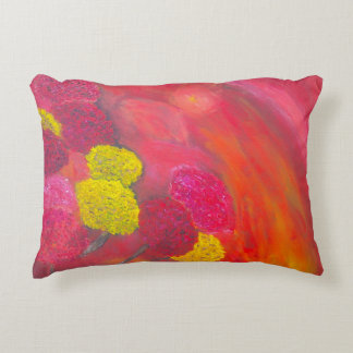 almohada de flores de invierno