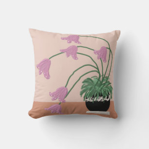 Almohada de flores de lavanda en maceta