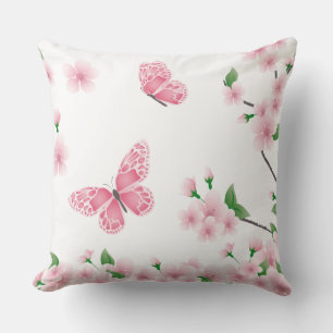 Almohada de flores de primavera
