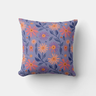 Almohada de flores folklóricas