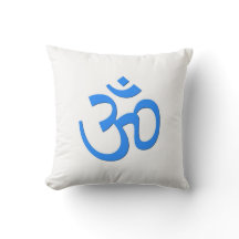 almohada de flores Om Yin Yang