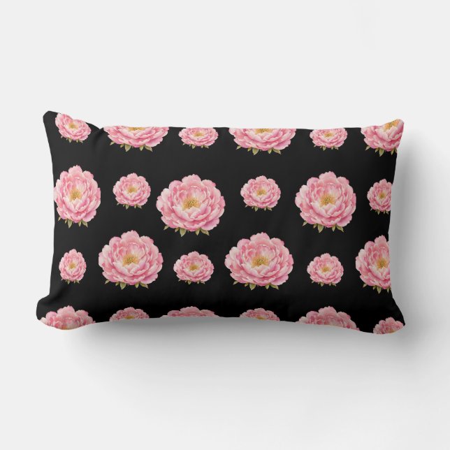 Almohada de flores rosadas (Anverso)