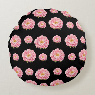 Almohada de flores rosadas