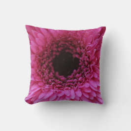 almohada de flores rosadas calientes