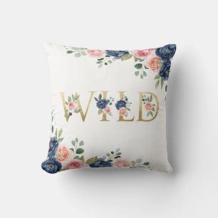Almohada de flores silvestres