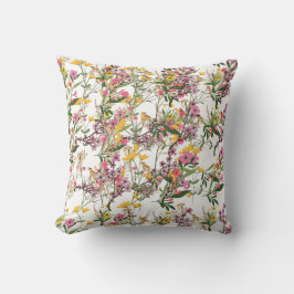 Almohada de flores silvestres