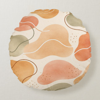 Almohada de forma orgánica abstracta boho - Terrac