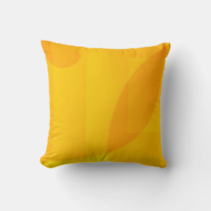Almohada de formas geométricas de Naranja amarillo