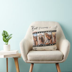 Almohada de foto con tira de película de Mejores A