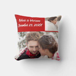 Almohada de foto de boda fácilmente personalizada