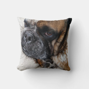 Almohada de foto de Bulldog Victoriano Adorable