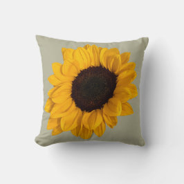 Almohada de foto de girasol Isaías 60:1 Levántate 