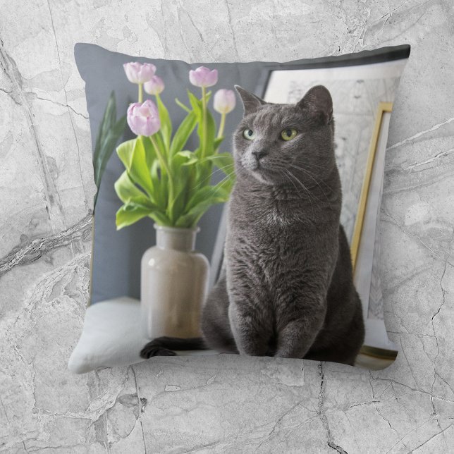 Almohada de foto de mascota de dos caras (Subido por el creador)