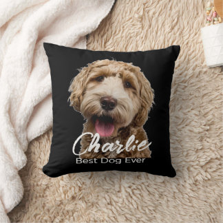 Almohada de foto de perro personalizada