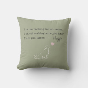 Almohada de foto personalizada de Golden Retriever