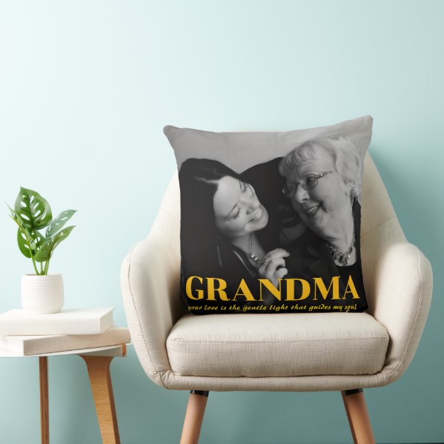 Almohada de Foto Personalizada - Regalo de Decorac (Silla)
