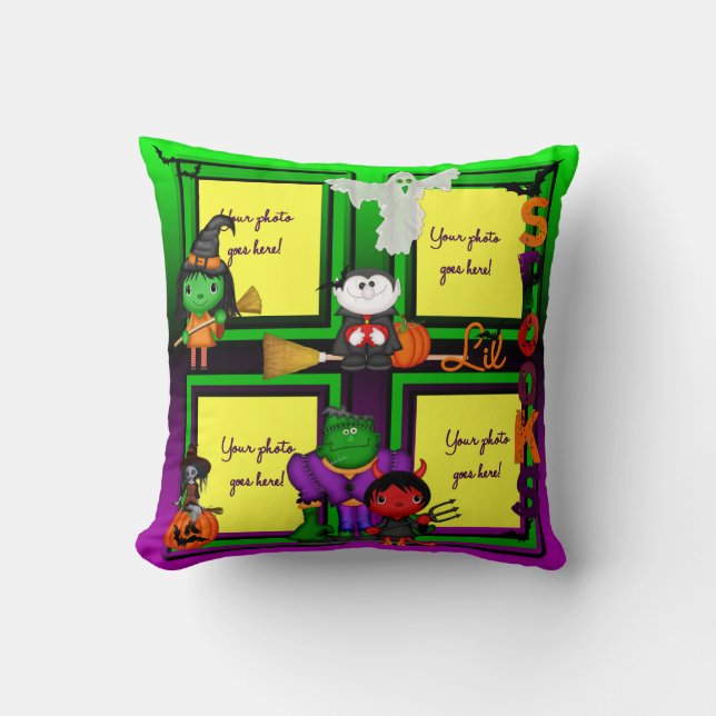 Almohada de fotos de Libros de Lil, PLANTILLA (Anverso)