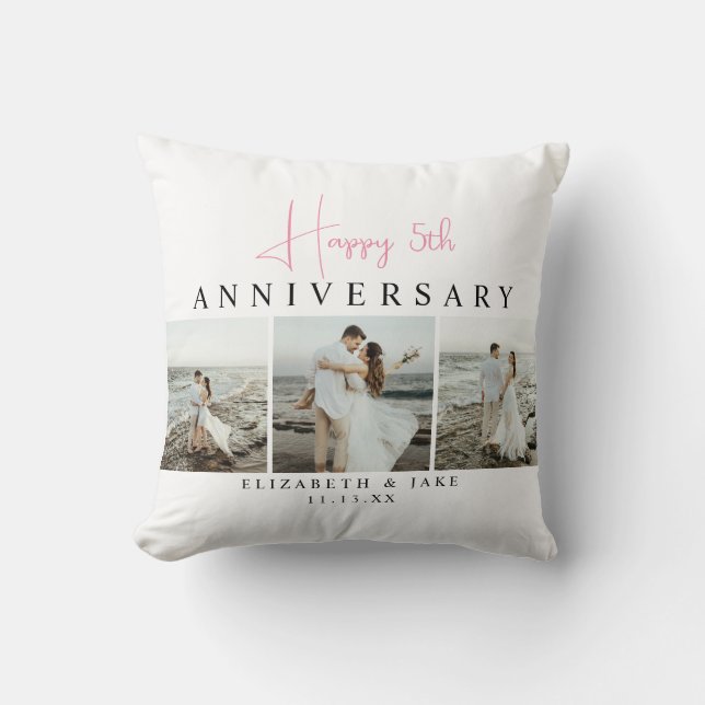 Almohada de Fotos Personalizadas para Parejas por  (Anverso)