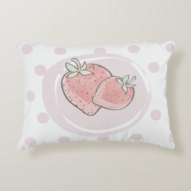 Almohada de Fresa Adorable (Anverso)