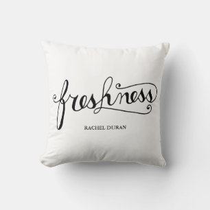 almohada de frescura caligráfica