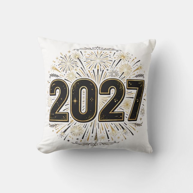Almohada de fuegos artificiales 2027 (Anverso)