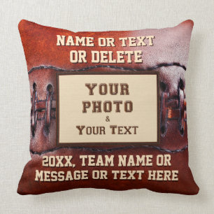Almohada de fútbol personalizada y con foto para j