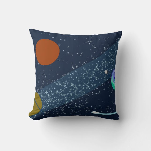 almohada de galaxia de corazón cósmico (Anverso)