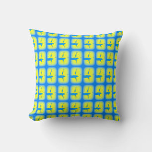 almohada de garza azul