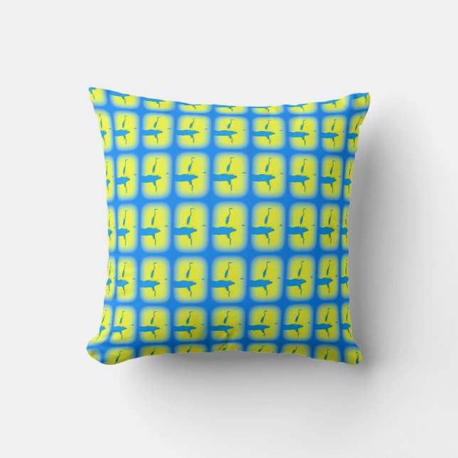almohada de garza azul (Anverso)