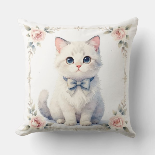 almohada de gatito lindo (Anverso)