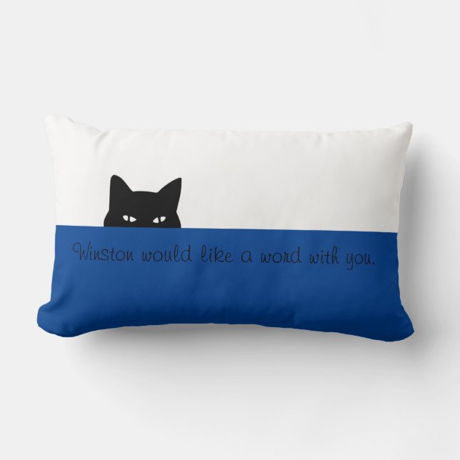 Almohada de Gato Furtivo (Anverso)