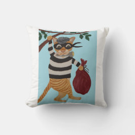 Almohada de gato ladrón