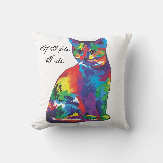 almohada de gato mate (Anverso)