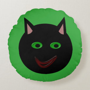 Almohada de gato negro de Halloween